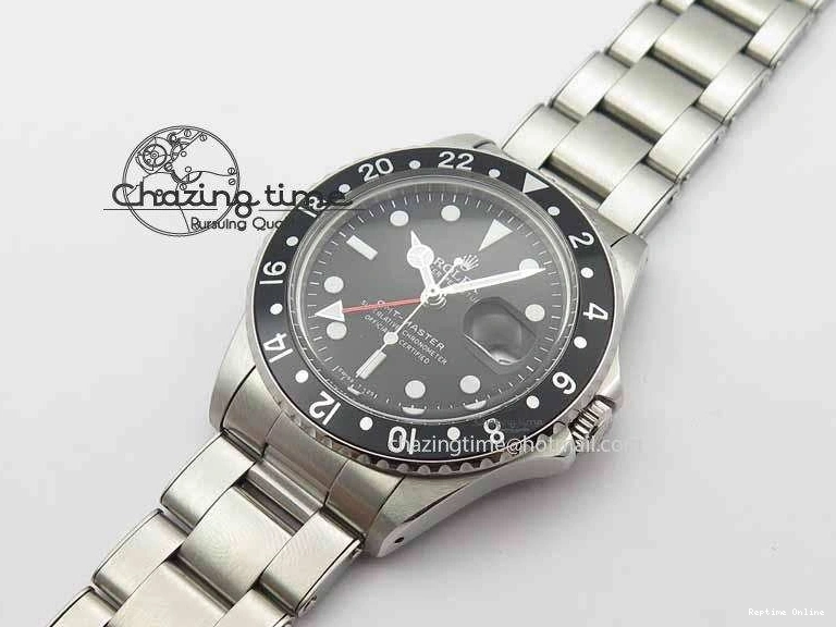 0519 RelaxedFit GMT-Master Vintage 1675 SS BP Best Edition Black Bezel White Markers A 3750